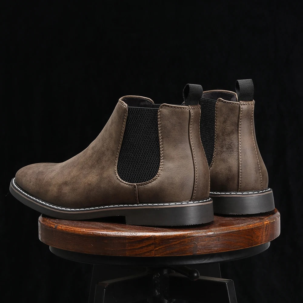 Bottes Chelsea homme lisses