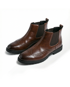Bottes Chelsea homme perforées