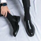 Bottes homme à semelle crantée