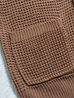 Gilet en Maille Gaufrée pour Homme