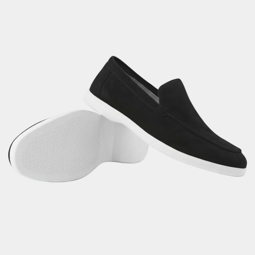 Mocassins homme couture apparente