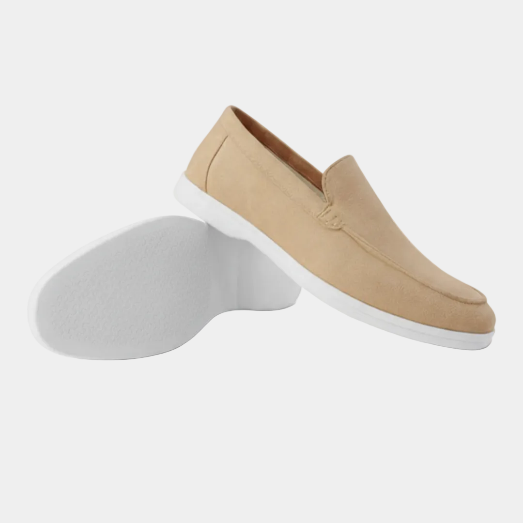Mocassins homme couture apparente
