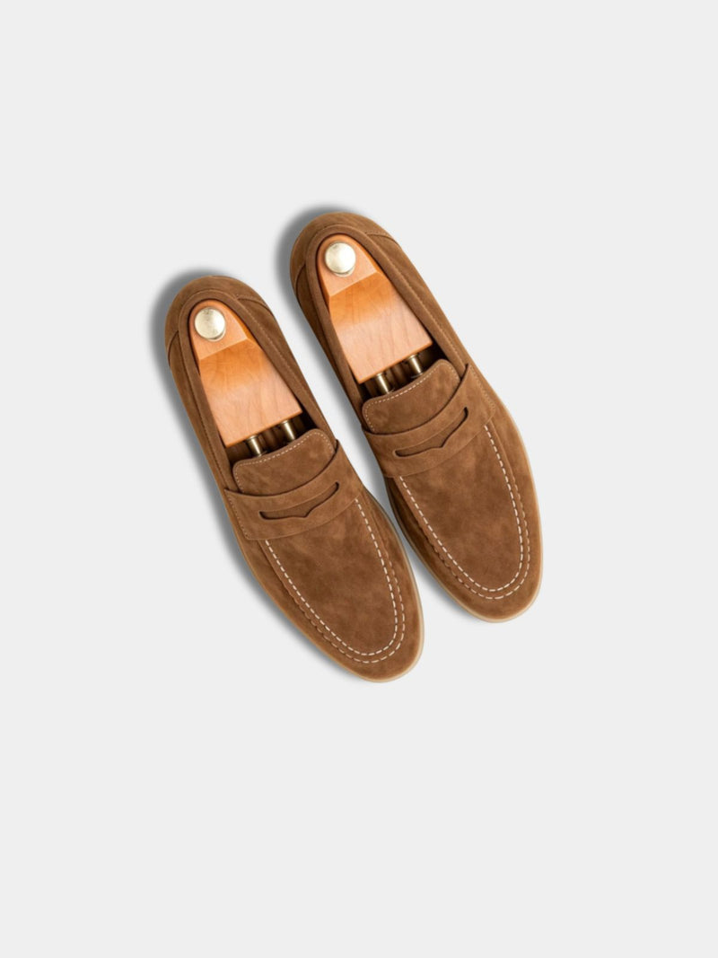 Mocassins homme à empeigne unie