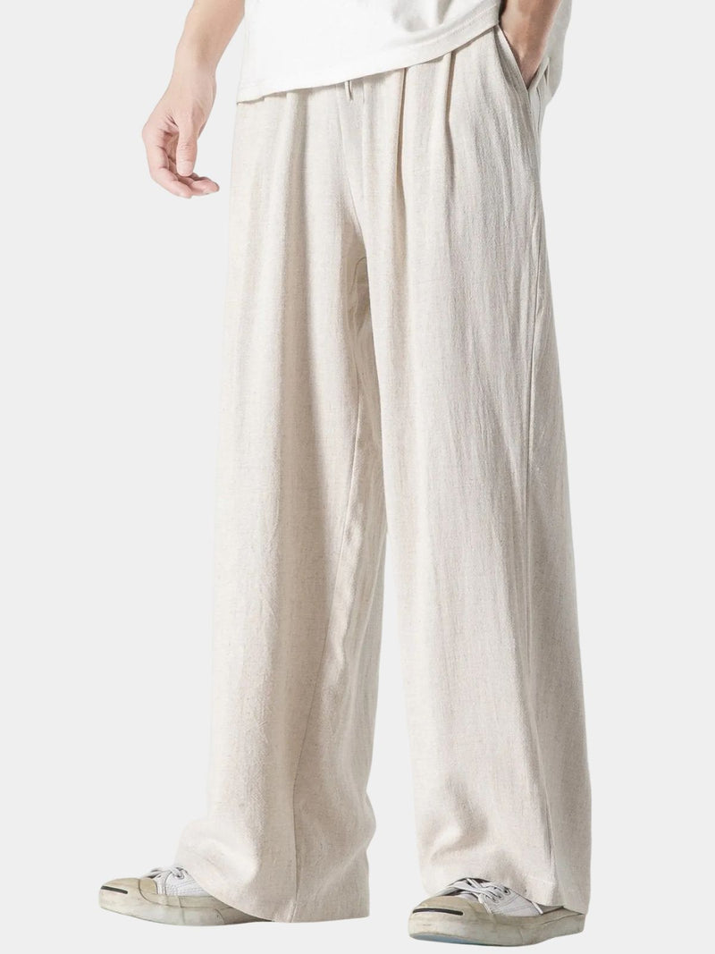 Pantalon homme coupe ample