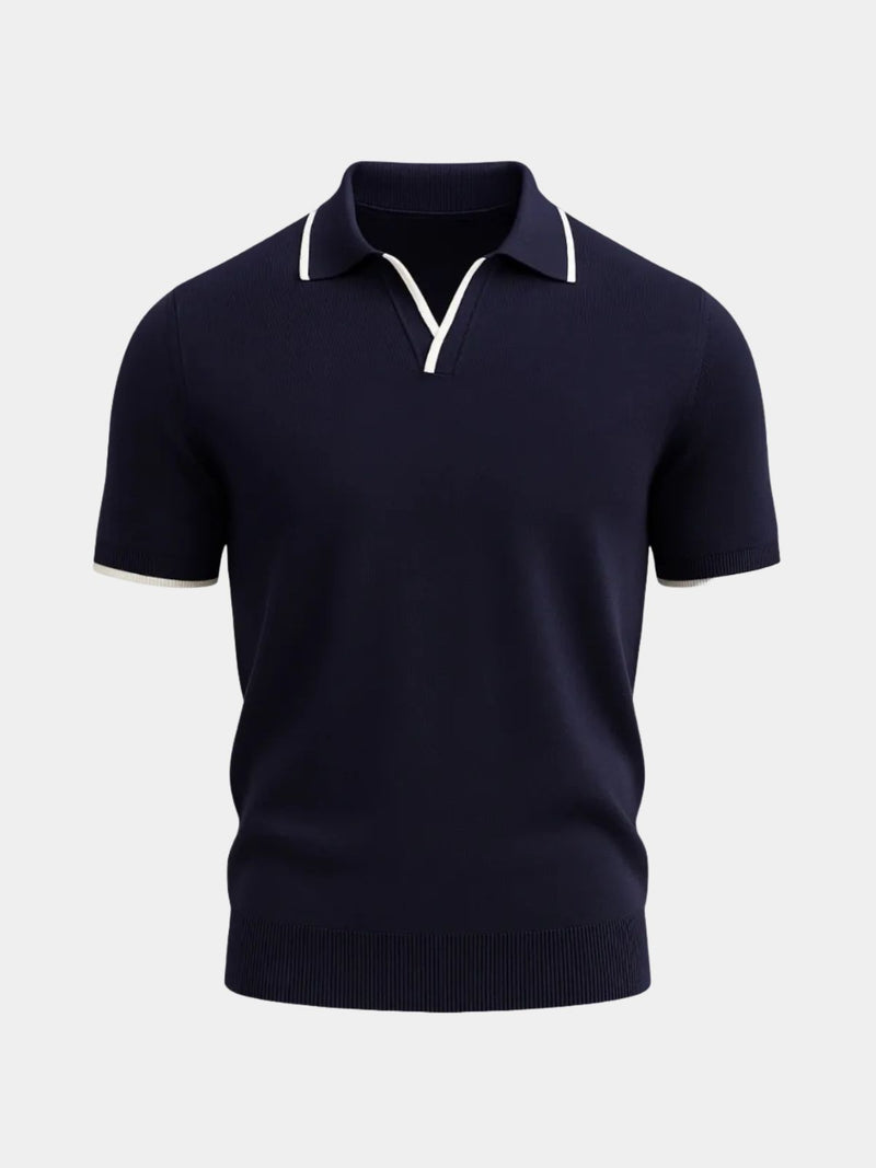 Polo homme col ouvert