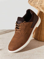 Baskets homme à empiècements