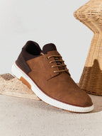 Baskets homme à empiècements