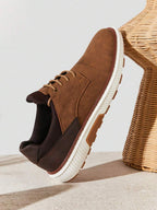 Baskets homme à empiècements