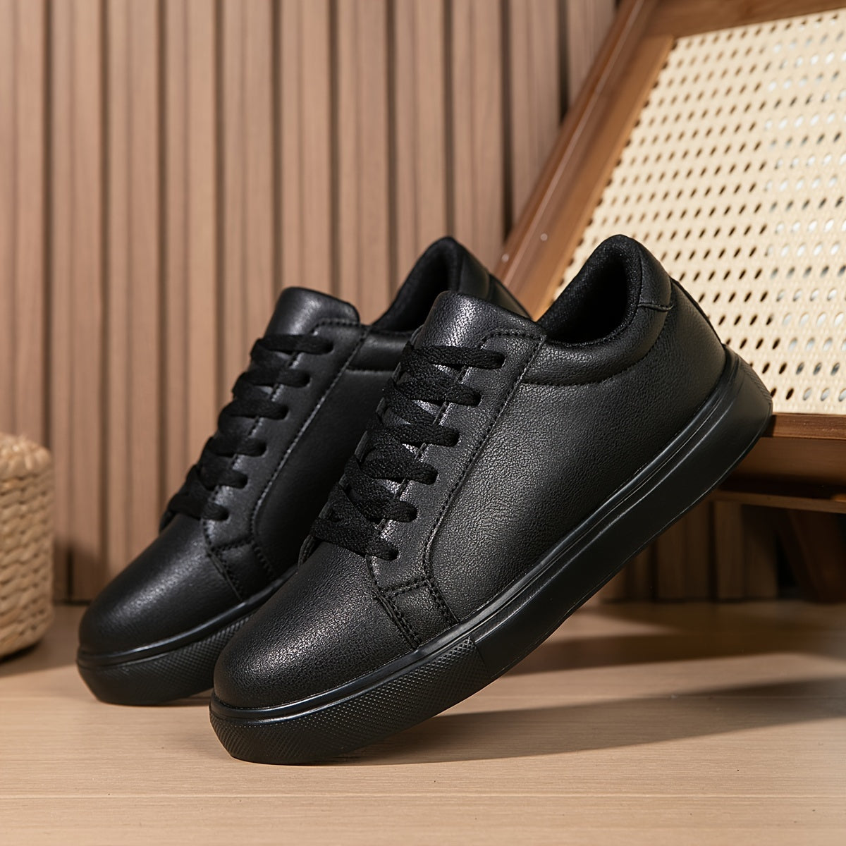 Baskets homme à lacets blanches