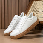 Baskets homme à lacets blanches