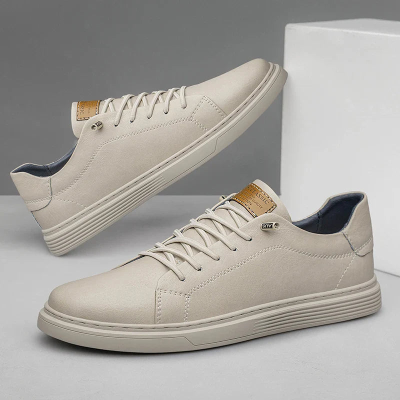 Baskets homme à lacets minimalistes