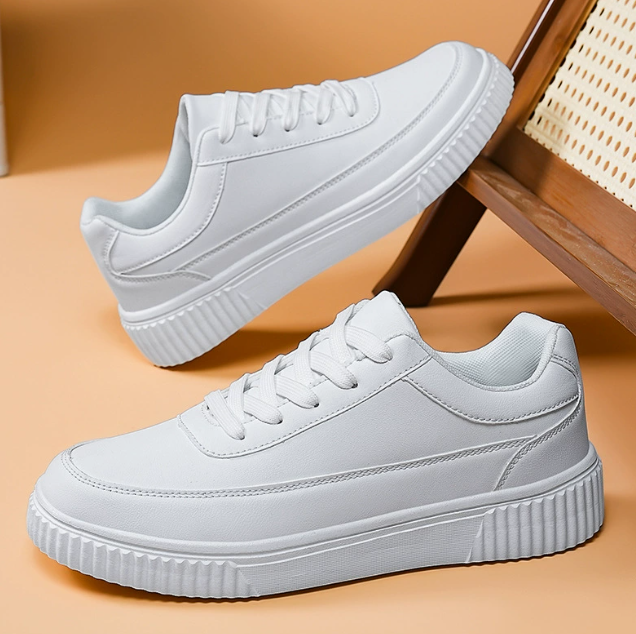 Baskets homme coutures visibles