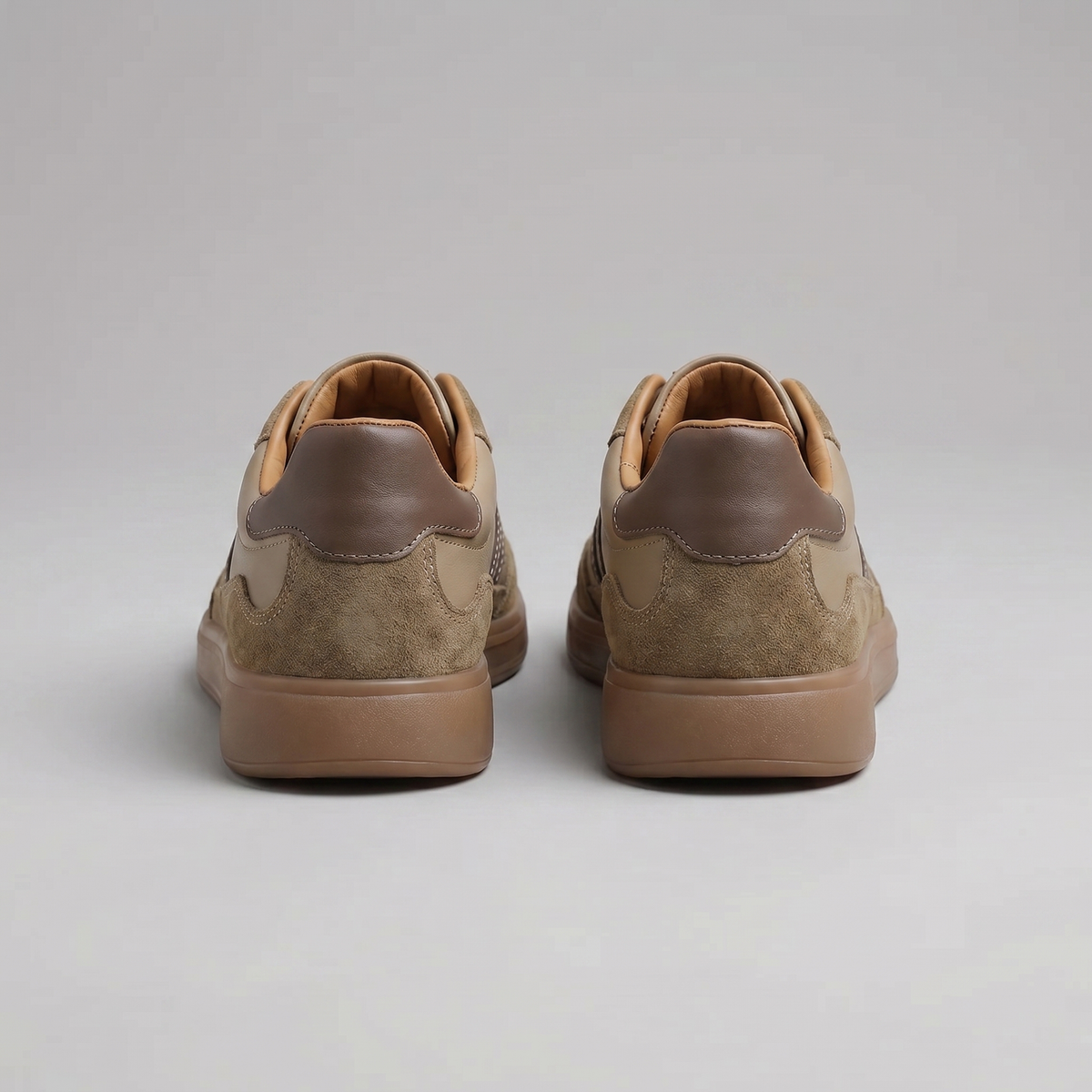 Baskets homme cuir basses à lacets confortables