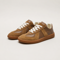 Baskets homme cuir basses à lacets souples