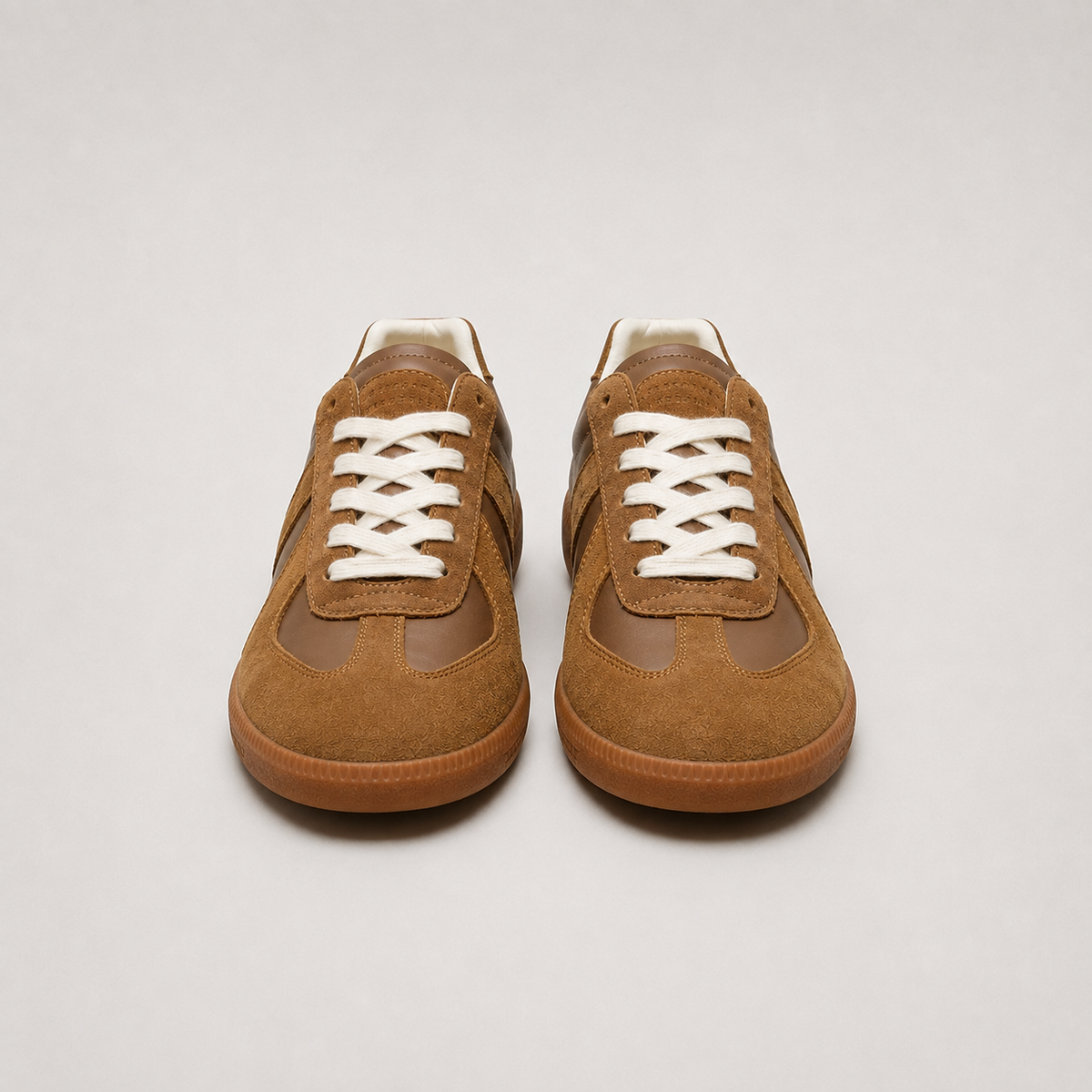 Baskets homme cuir basses à lacets souples