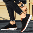 Baskets homme en maille à semelle flexible