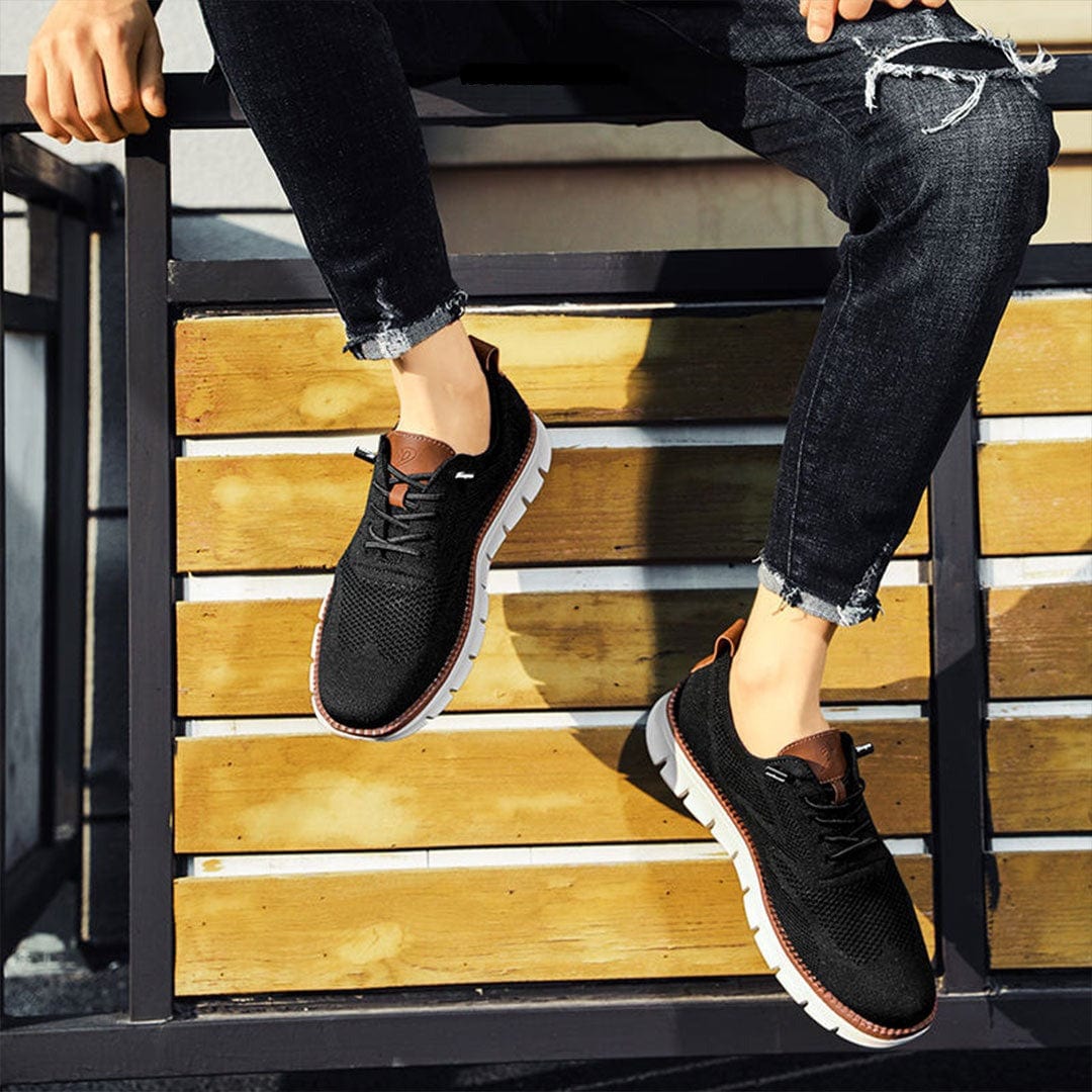 Baskets homme en maille à semelle flexible