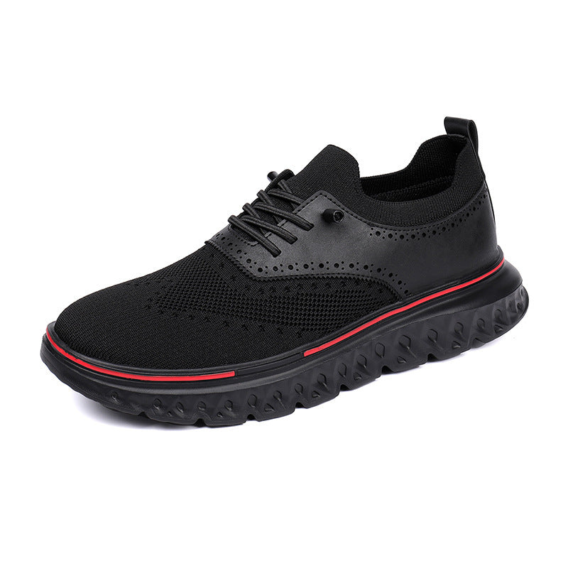Baskets homme en maille avec lacets