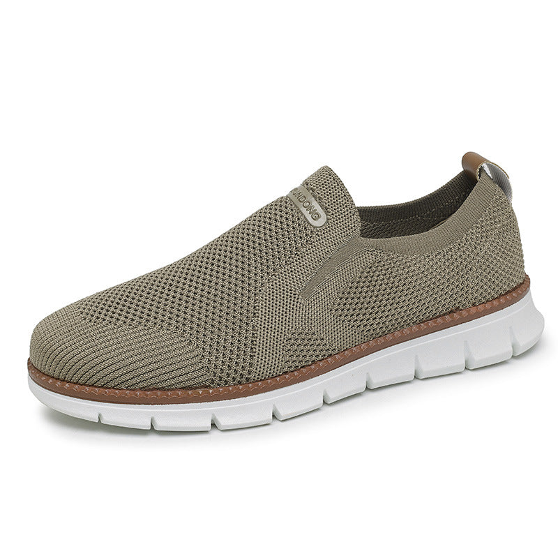 Baskets homme en maille sans lacets