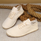 Baskets homme en toile à lacets