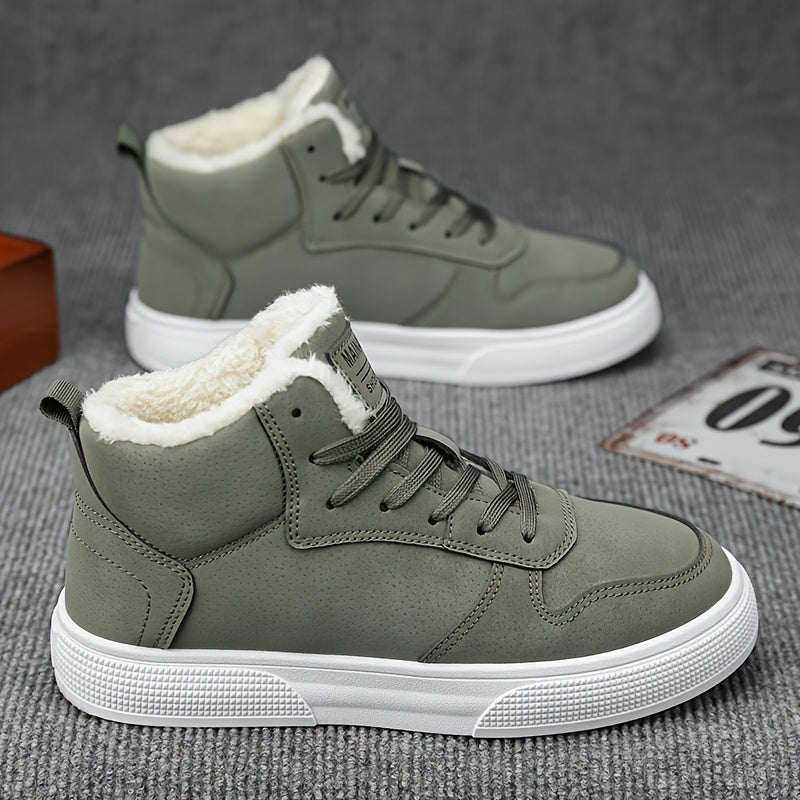 Baskets homme montantes doublées