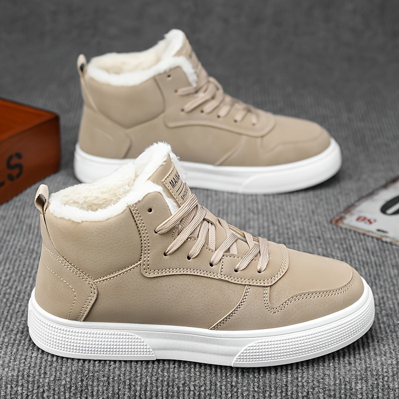 Baskets homme montantes doublées