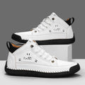 Baskets homme montantes surpiquées