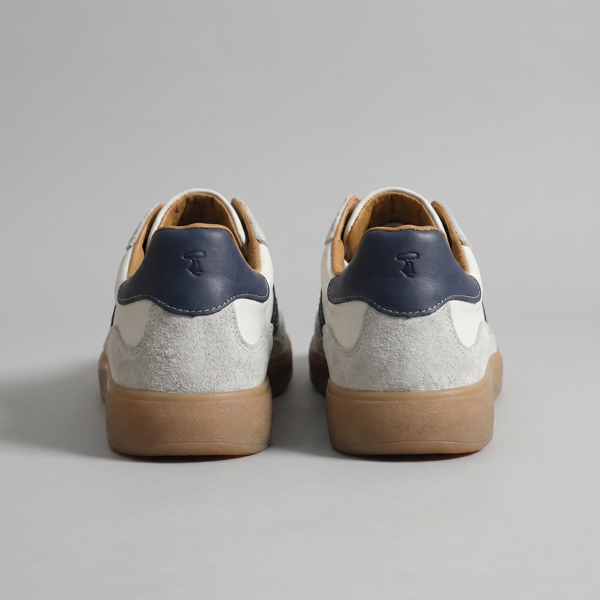 Baskets homme rétro à empiècements