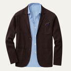 Blazer homme boutonné à poches