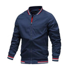 Blouson bomber homme zippé