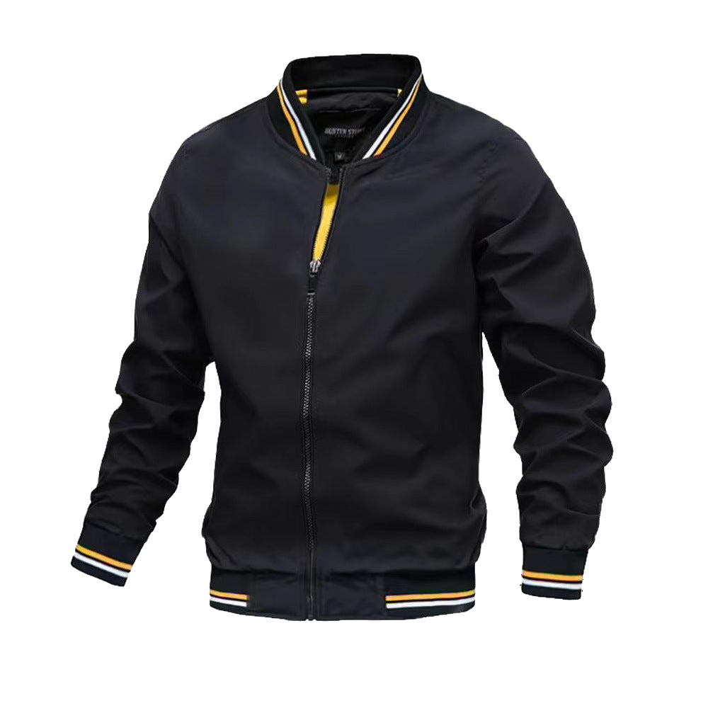 Blouson bomber homme zippé
