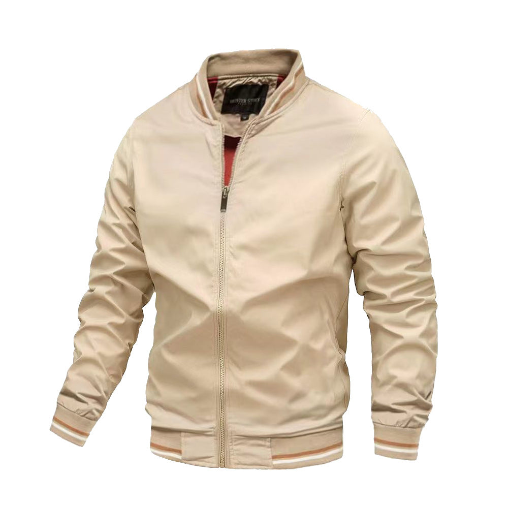 Blouson bomber homme zippé