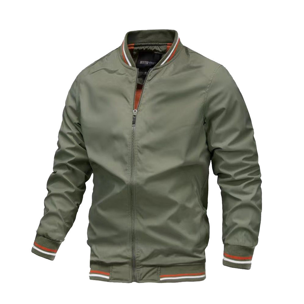 Blouson bomber homme zippé