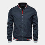 Blouson bomber homme zippé col montant