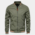 Blouson bomber homme zippé col montant