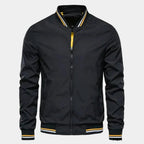 Blouson bomber homme zippé col montant