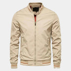 Blouson bomber homme zippé col montant