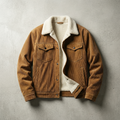 Blouson homme à col contrasté et poches