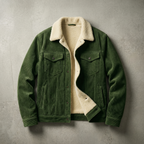 Blouson homme à col contrasté et poches