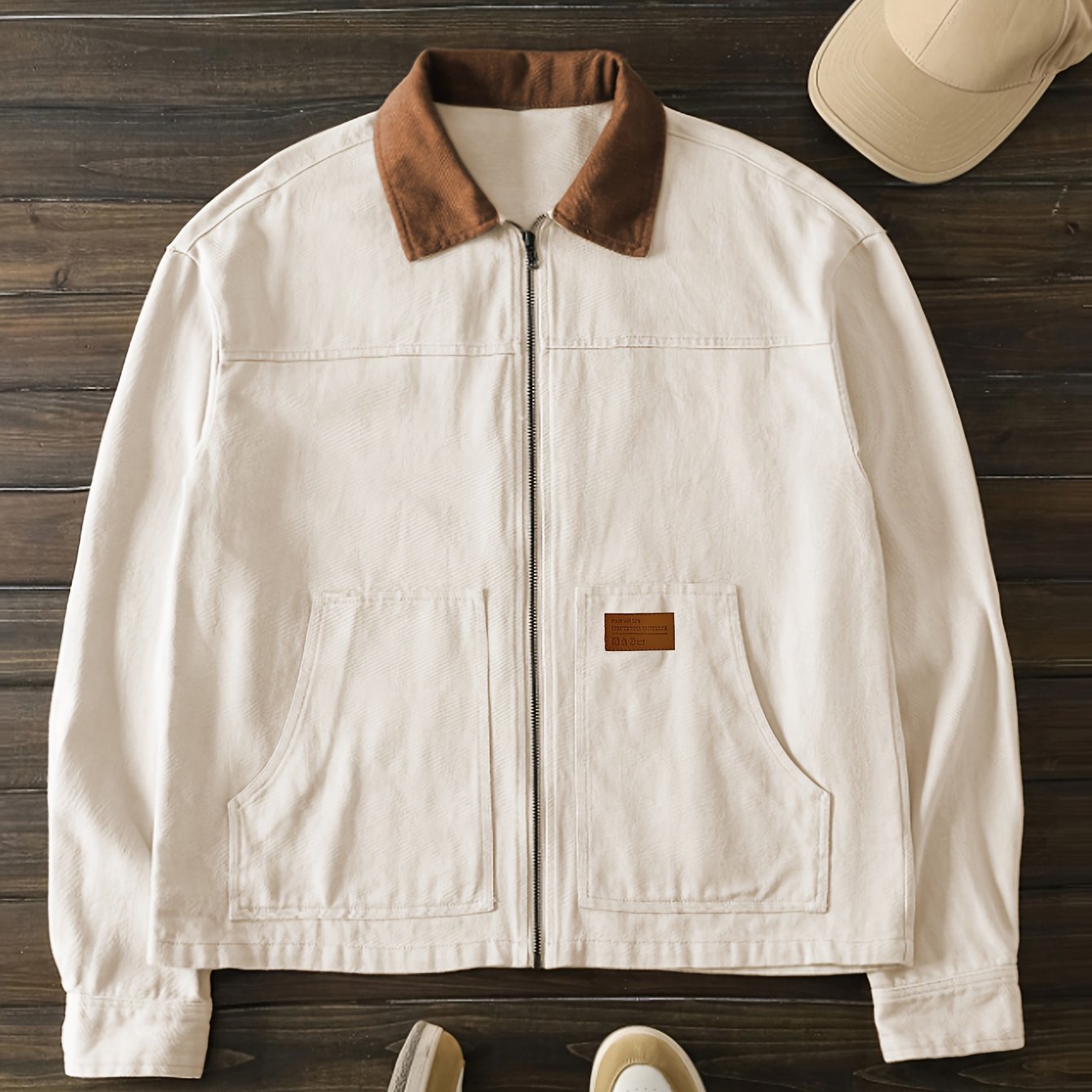 Blouson homme col classique