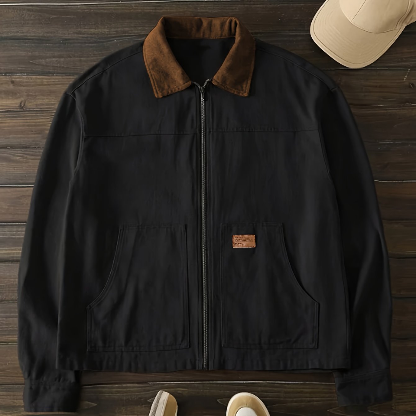 Blouson homme col classique