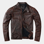 Blouson homme col montant zippé