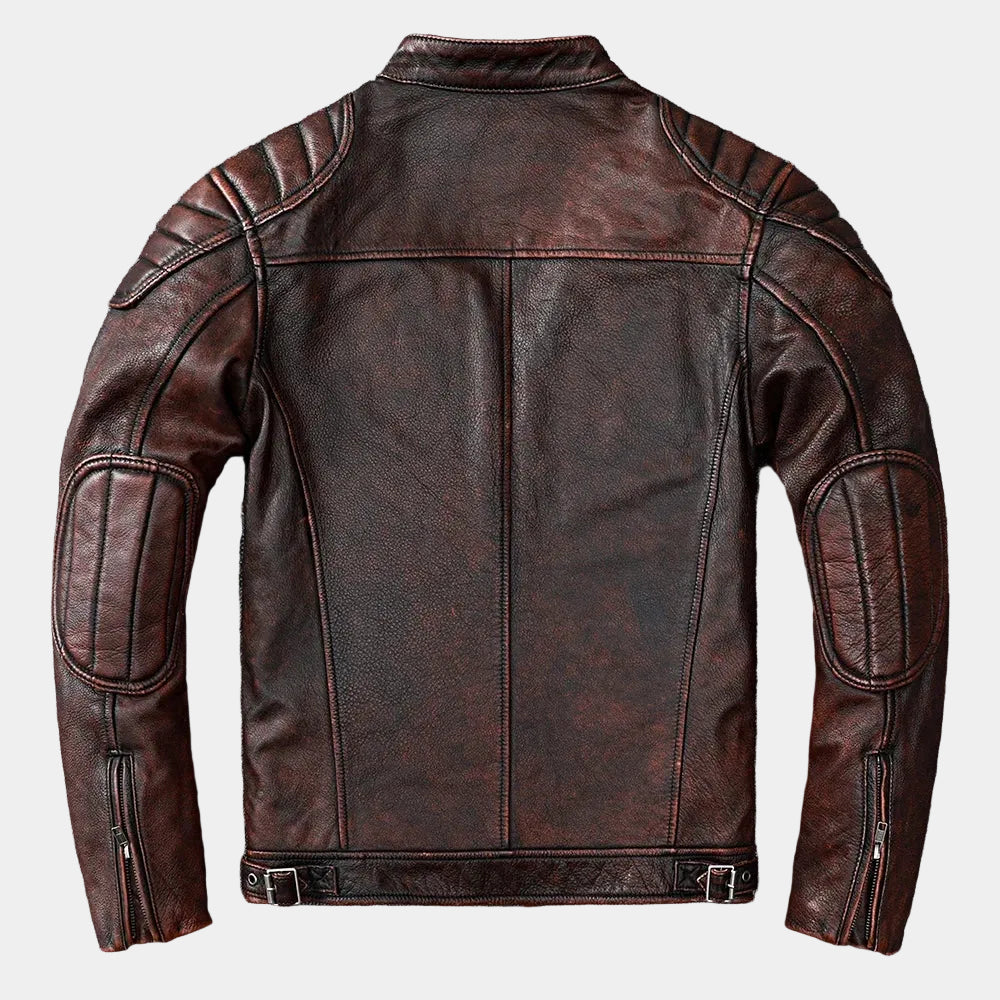 Blouson homme col montant zippé