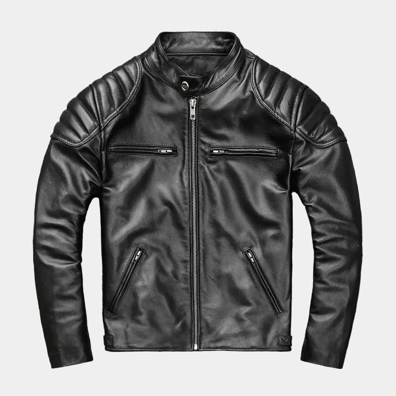Blouson homme col montant zippé