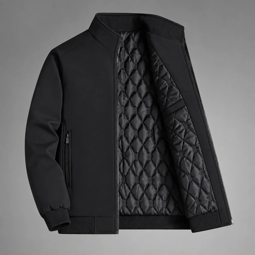Blouson homme doublé à fermeture zippée