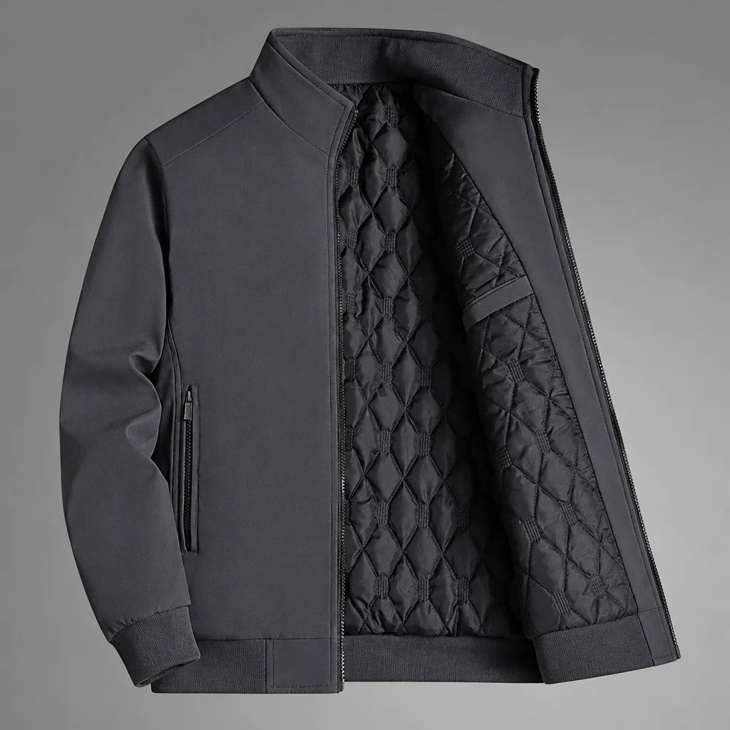 Blouson homme doublé à fermeture zippée