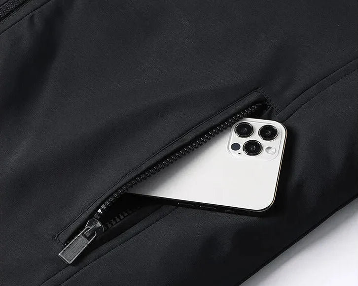 Blouson homme doublé à fermeture zippée