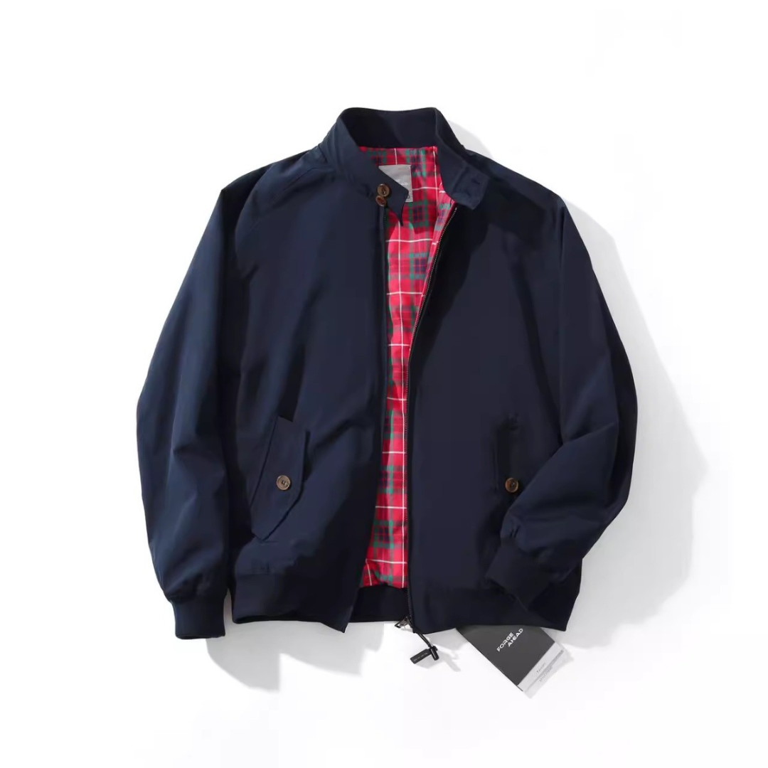 Blouson homme à fermeture zippée