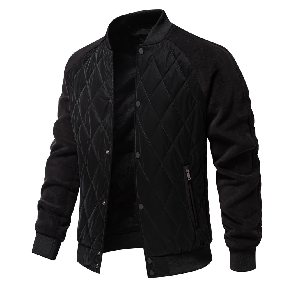 Blouson homme matelassé boutonné