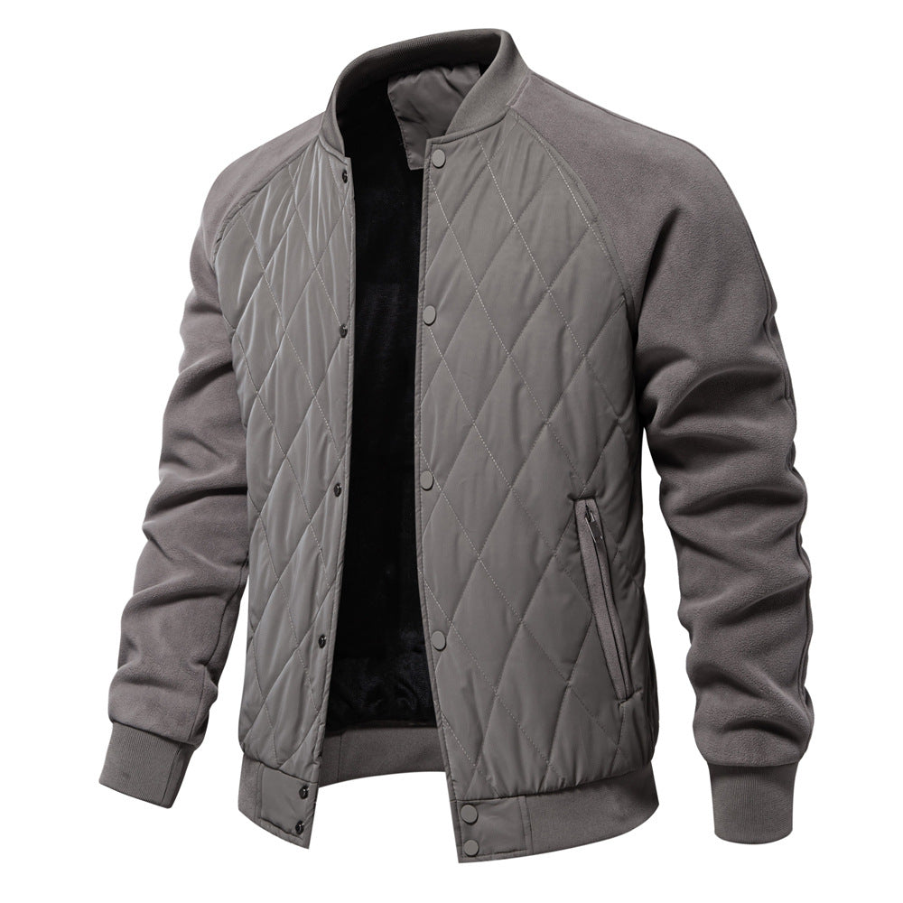 Blouson homme matelassé boutonné